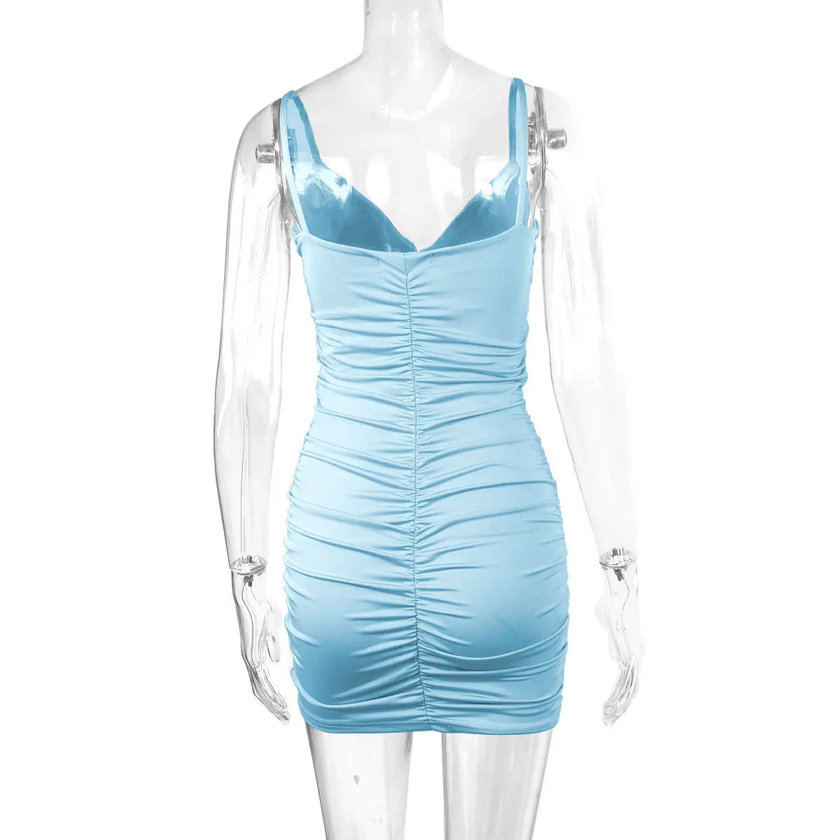 Women's Sexy Spaghetti Strap Bodycon Short Dresses,Mini Dress,Red Dresses,Woman Clothing,New In Dress,Party Dress,Clothes