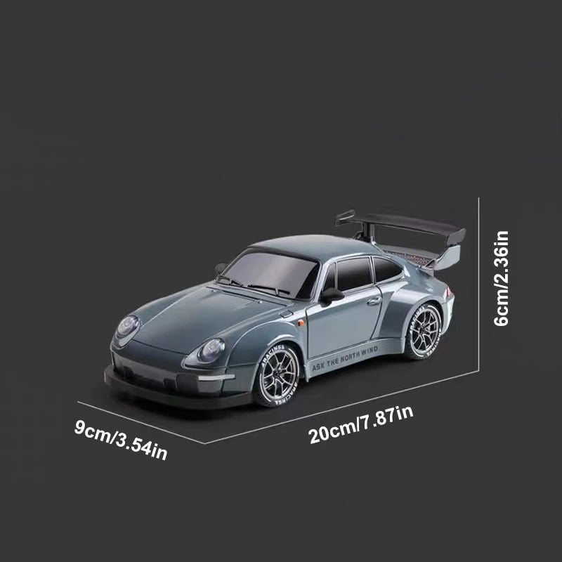 RC Drift Car 1/24 4WD Mini RC Racing Vehicle Model High Speed 2.4G Radio Half Scale with Light Remote Control Car Drive Gifts