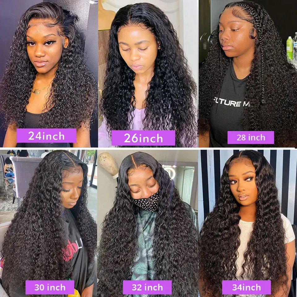 28 30 38 40Inch Deep Wave Curly Human Hair Bundles Long Virgin Curly Hair Malaysian Human Hair Extension Double Weft Wholesale