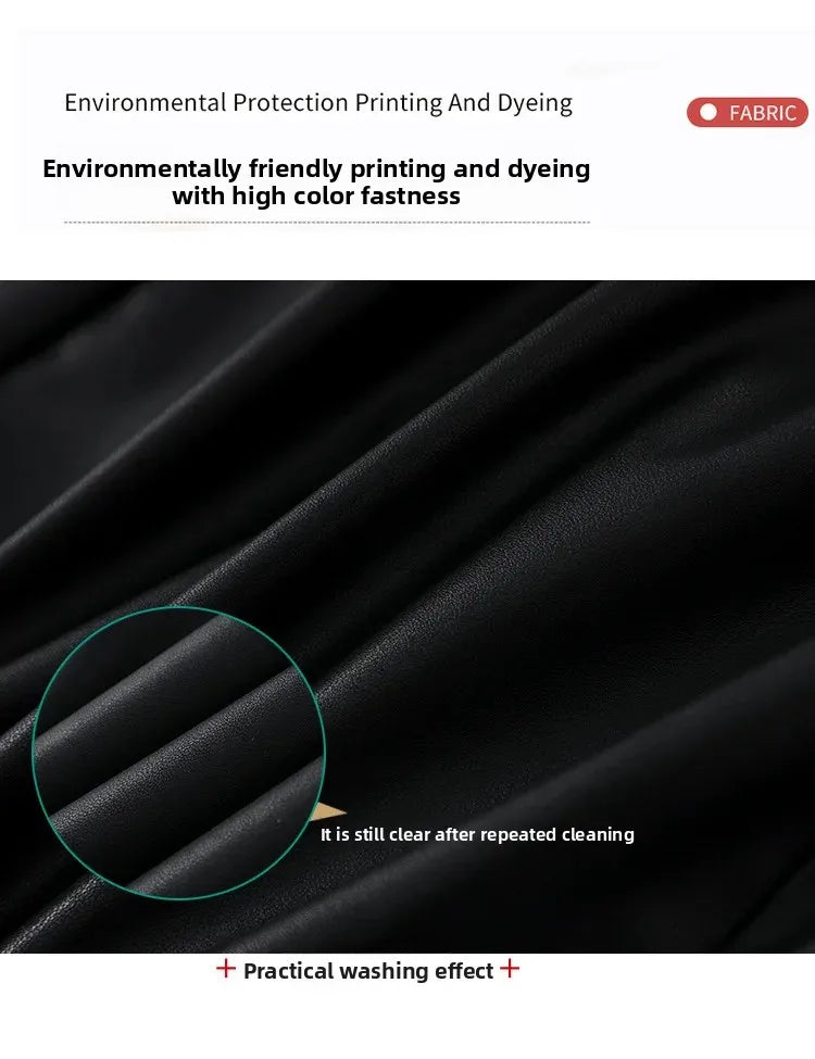 High Waist Wide Leg PU Leather Pants Women's Suit Casual Floor Length Trousers Autumn Winter New Style Loose Fit Long Pants