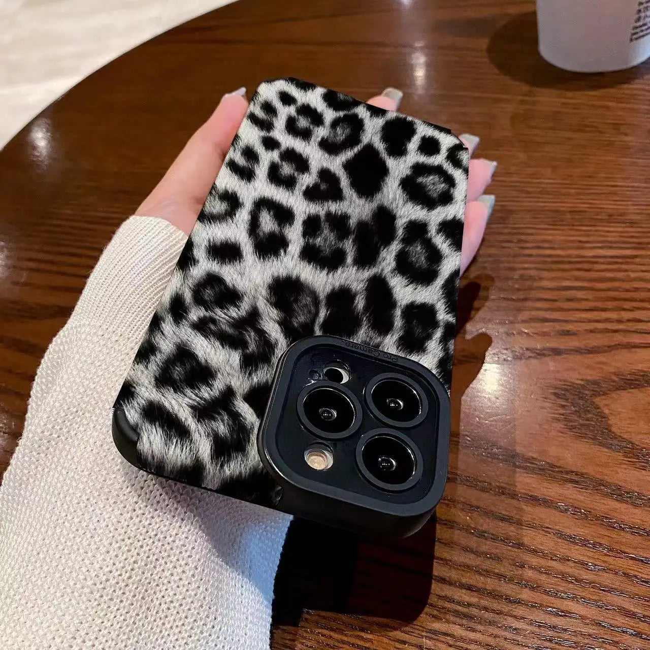 Fashion Soft Phone Cases For iPhone 13 12 MINI 11 14 15 16 Pro Max XS Max XR 7 8 Plus Leopard Pattern Silicone Case Back Cover