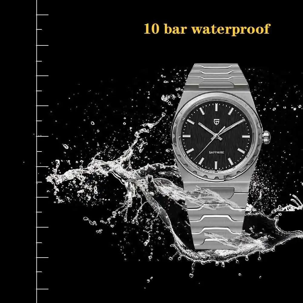 PAGANI DESIGN 2025 New Thin 7mm Fashion Men Quartz Watch V2 Stainless Steel Sapphire 10Bar Waterproof C3 reloj hombre