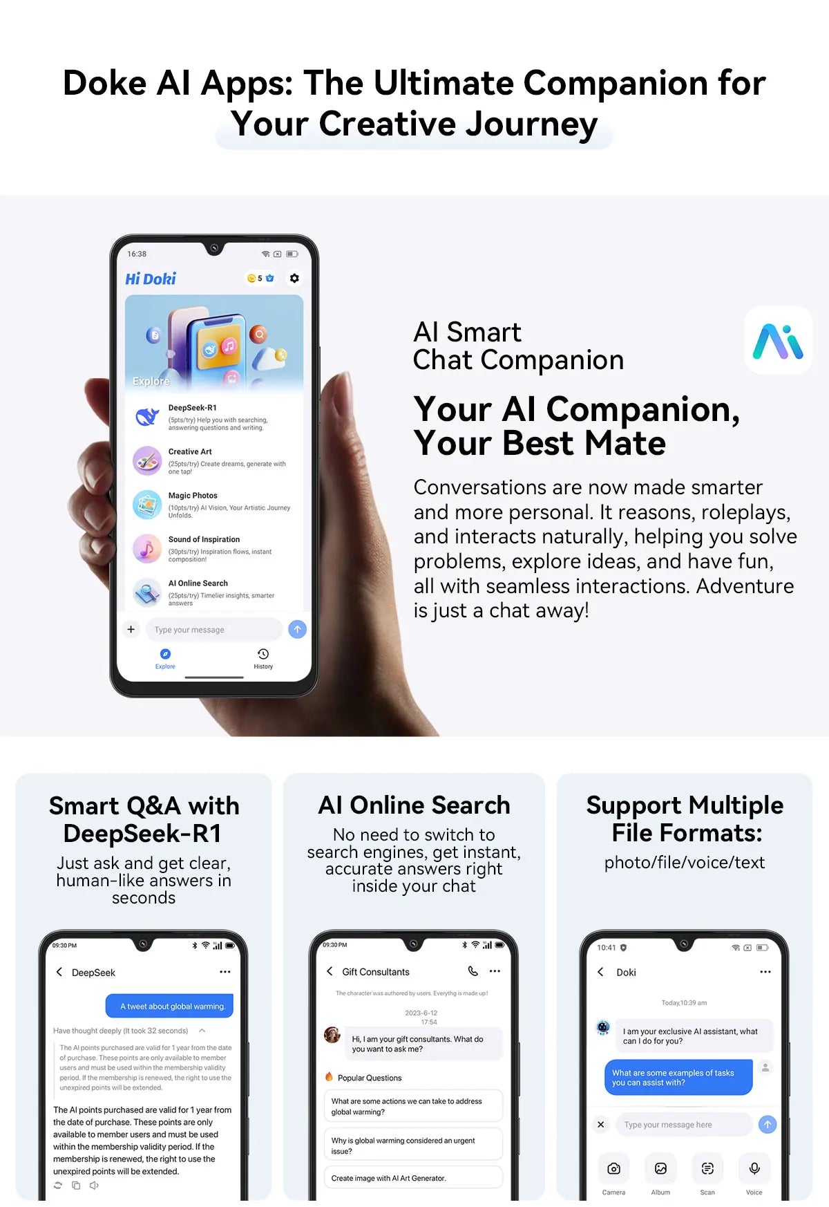 Blackview SHARK 6 AI Smartphone Android 15 Unisoc T8100 5G Mobile Phone 6.88'' Display 120Hz, 8+16GB RAM,128GB+2TB ROM, 5000mAh