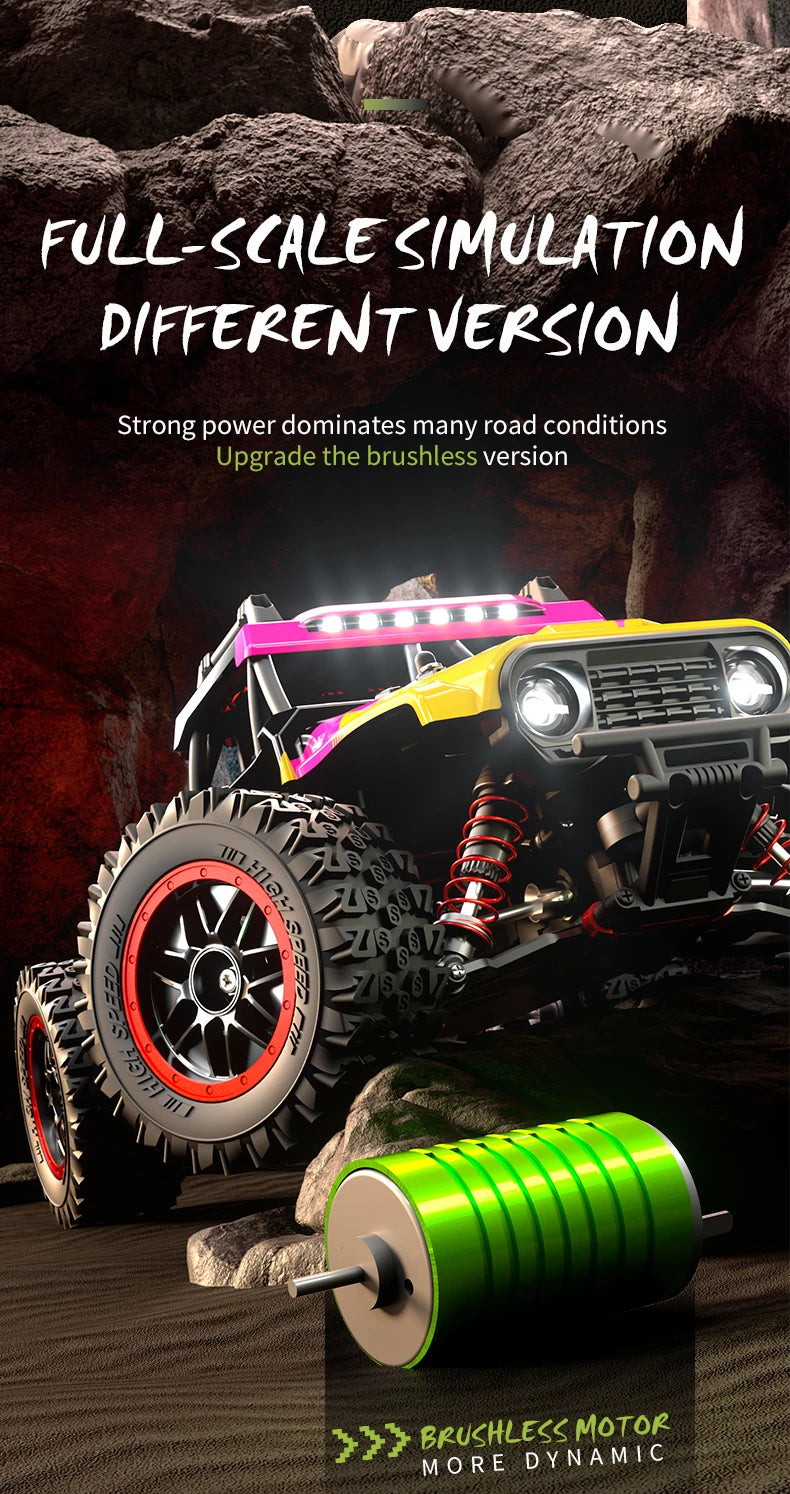 JJRC C8803 C8805 RC Car 4x4 Super Brushless 50/60/70KM/H 4WD High Speed RC Off-Road Car Children and Adults Toys