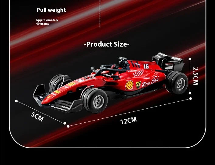 New RC car August Product 1:64 Mini Alloy Car Model, Adjustable Lighting Formula Racing, Children's Remote Control Car