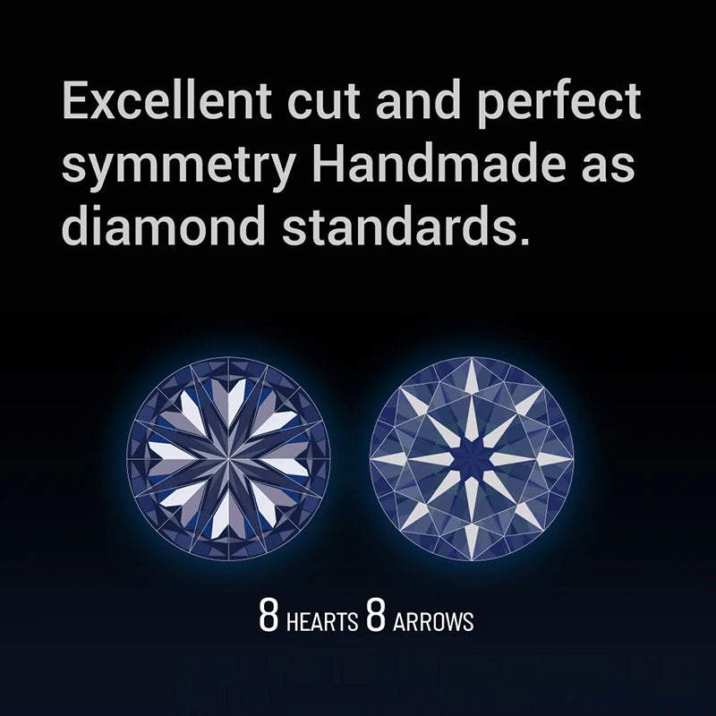 Premium D Color Moissanite Stone with GRA Certificate 0.1-10.0ct Moissanita Loose Gemstones Pass Diamond Tester Wholesale Prices