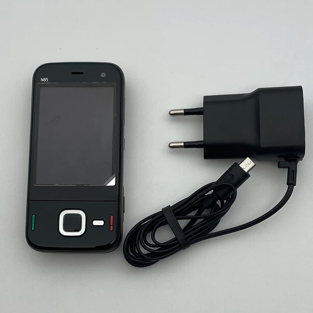 Original N85 GSM 2G 3G Slider Mobile Cell Phone 2.6'' 5MP More Languages English Keyboard Only.Old Symbian Smartphone Unlocked.