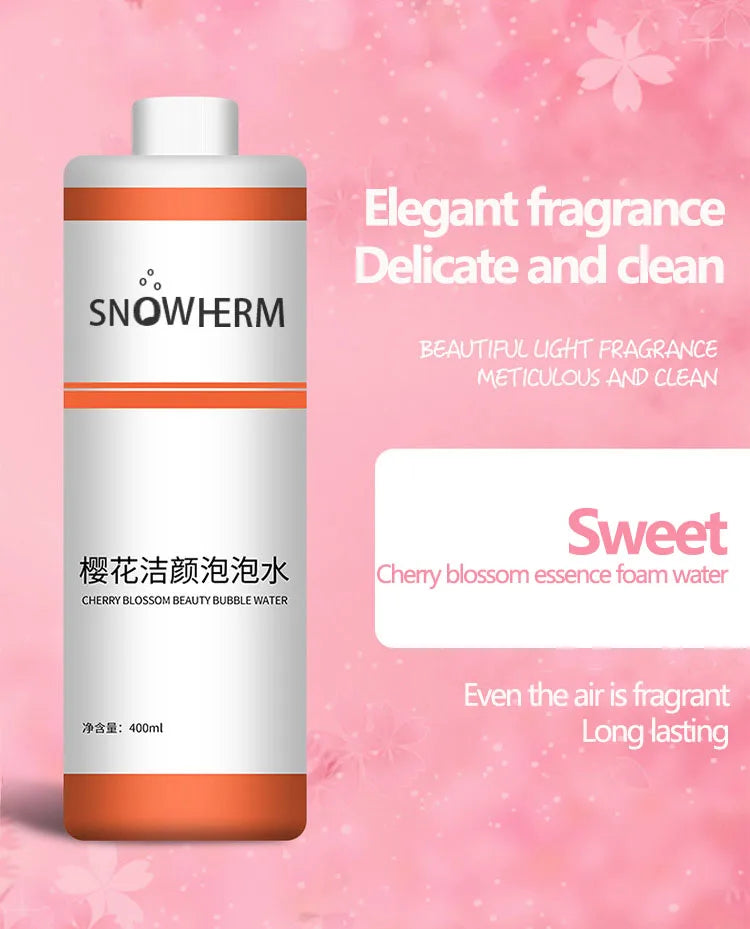 Rose Cleansing Bubble Water Active Oxygen Magic Solution For Automatic Machine Beauty Instrument Facial Skin Care Dropshipping