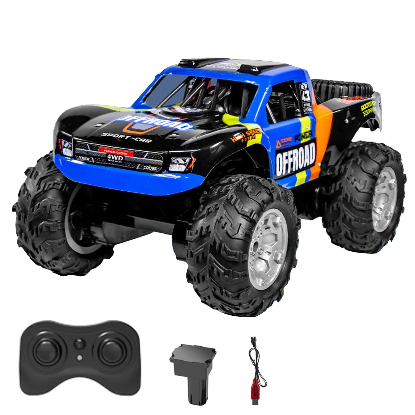 RC Off Road Car 1/14 Stunt Vehicle 4WD Remote Control Amphibious Waterproof Pickup Truck Climbing Car RTR Model Toys for Boys