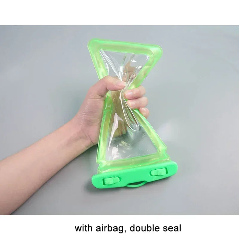 Waterproof Swimming Mobile Phone Cases Macron AirBag Hanging Neck Cases Diving Skiing Universal Phone Bag for All Phones 7 Inch