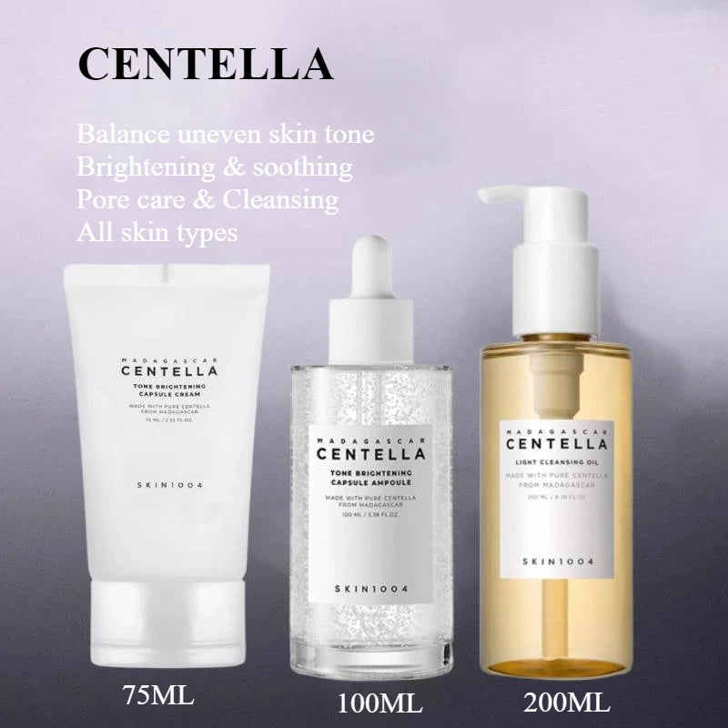 Korean Skin Care Centella Ampoule Face Wash Foam Cleanser Facial Pore Control Makeup Gentle Cleansing Oil Original Skincare Set