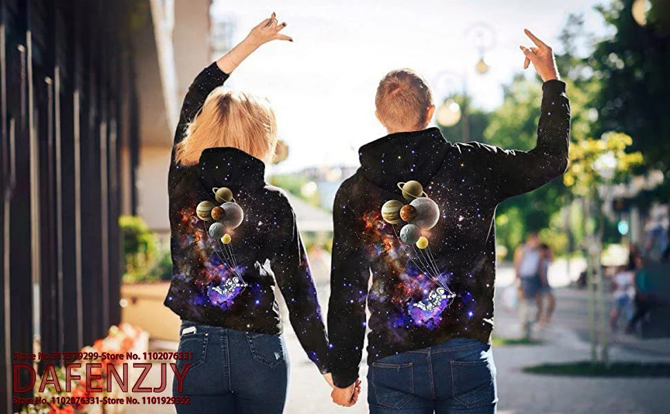 Men's Novelty Food Hoodie 3D Print Pullover Unisex Casual Sweatshirt