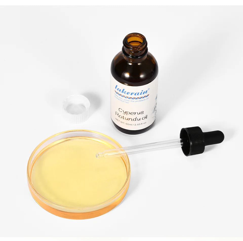 Semi-permanent Cyperus Rotundus Oil Hair Remover Armpit Legs Arms Hair Growth Inhibitor Beauty Skin Care Body Essential Oil