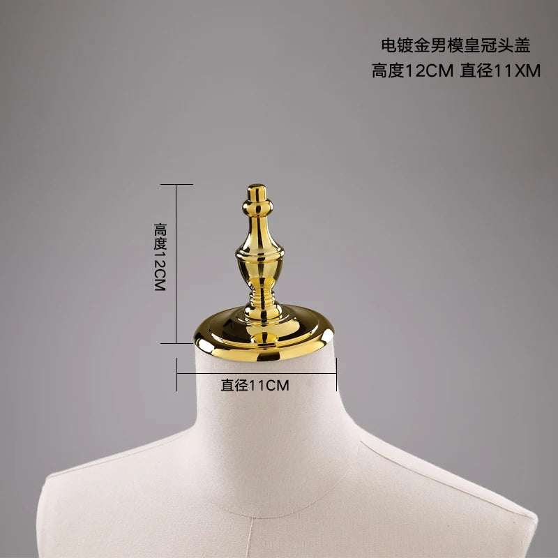 Female Male & Kids Electroplated Head Cover Mannequin Caps Accessories For Mannequins Props