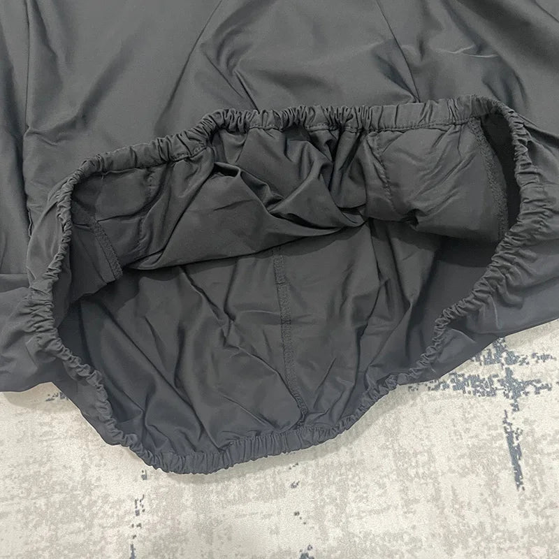 Men Women Oversized Poster Style Black Fur Collar Vultures YZY Kanye Hoodie Top Quality Nylon Nylon Woven Windproof Pullover