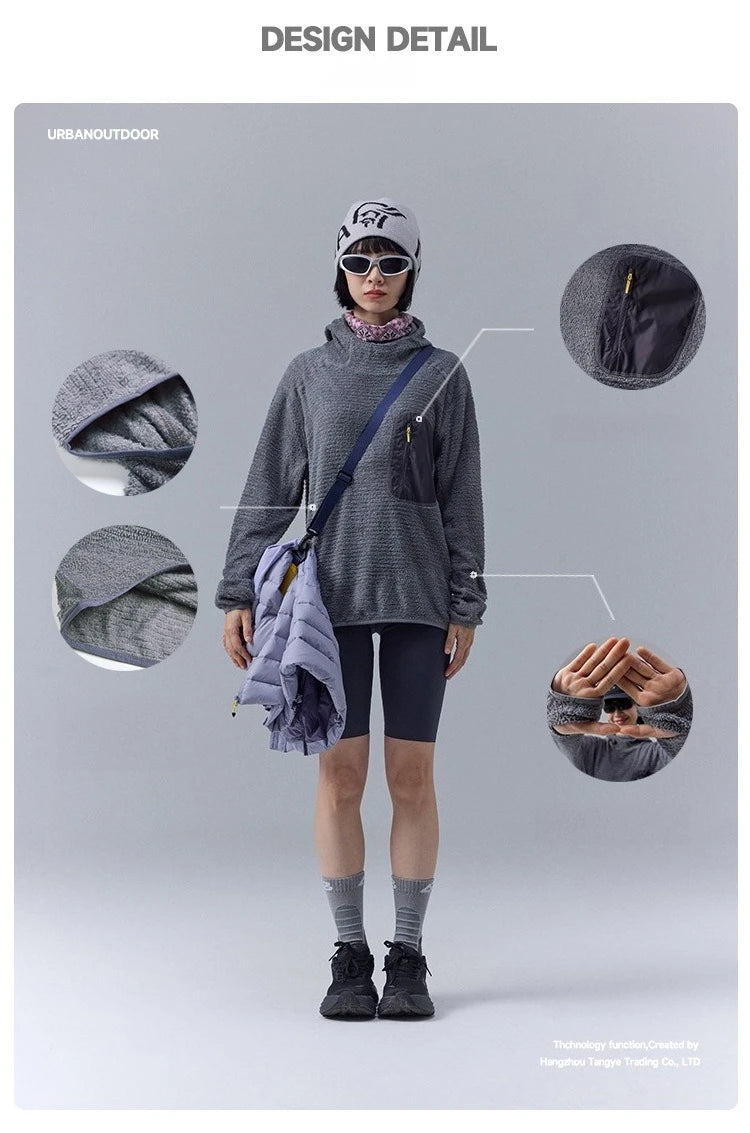 Hooded Pullover: Lightweight Breathability + Long-Lasting Warmth, Redefining Urban Outdoor Comfort