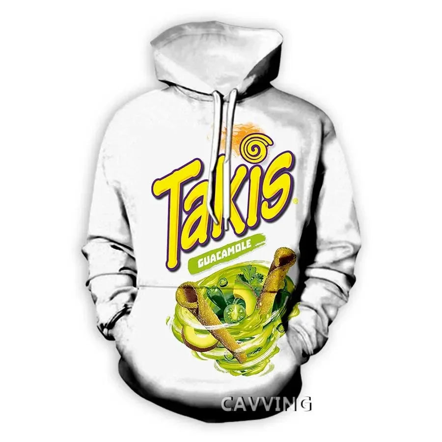 Takis 3D Printed Fashion Hoodies Hooded Sweatshirts Harajuku Hoodie Sweatshirts Tops Clothing for Women/men L2