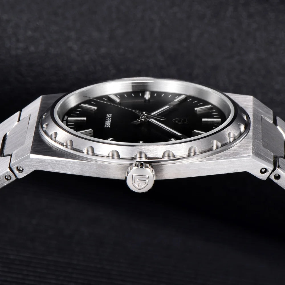 PAGANI DESIGN 2025 New Thin 7mm Fashion Men Quartz Watch V2 Stainless Steel Sapphire 10Bar Waterproof C3 reloj hombre