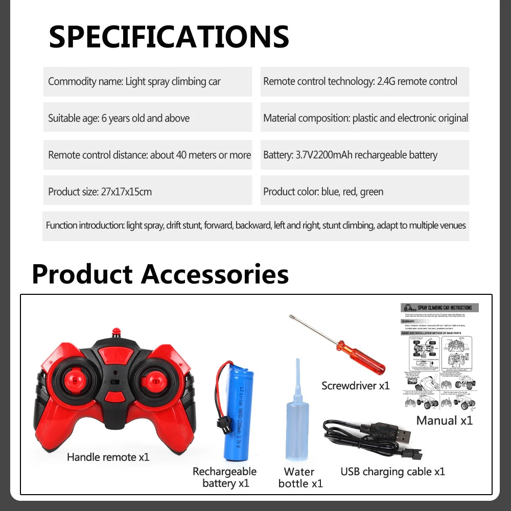 1:16 RC Car 2.4G Four Wheel Drive High-Speed Remote Control Drift Racing Car With LED Lights 4WD RC Car Model Toys for Boys Kid