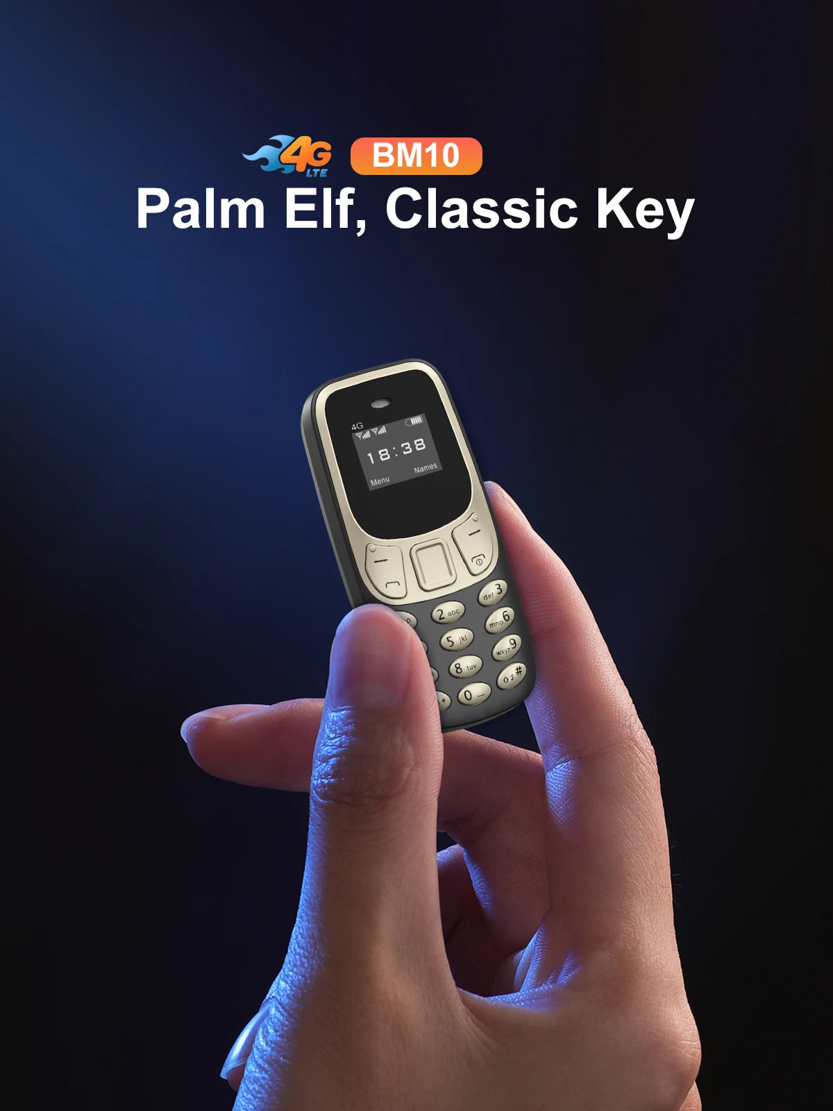 SERVO BM10 4G Mini Button Function Phone Speed Dial Auto Call Recorder Blacklist 2 SIM Small Mobile Phone Multilingual 2025 New