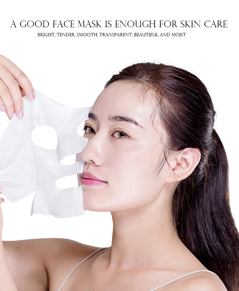 30pcs BIOAQUA skincare Face Masks Women Face skin care Sheet Mask Moisturizing Anti-wrinkle Hydrating Snail Korean Facial Mask