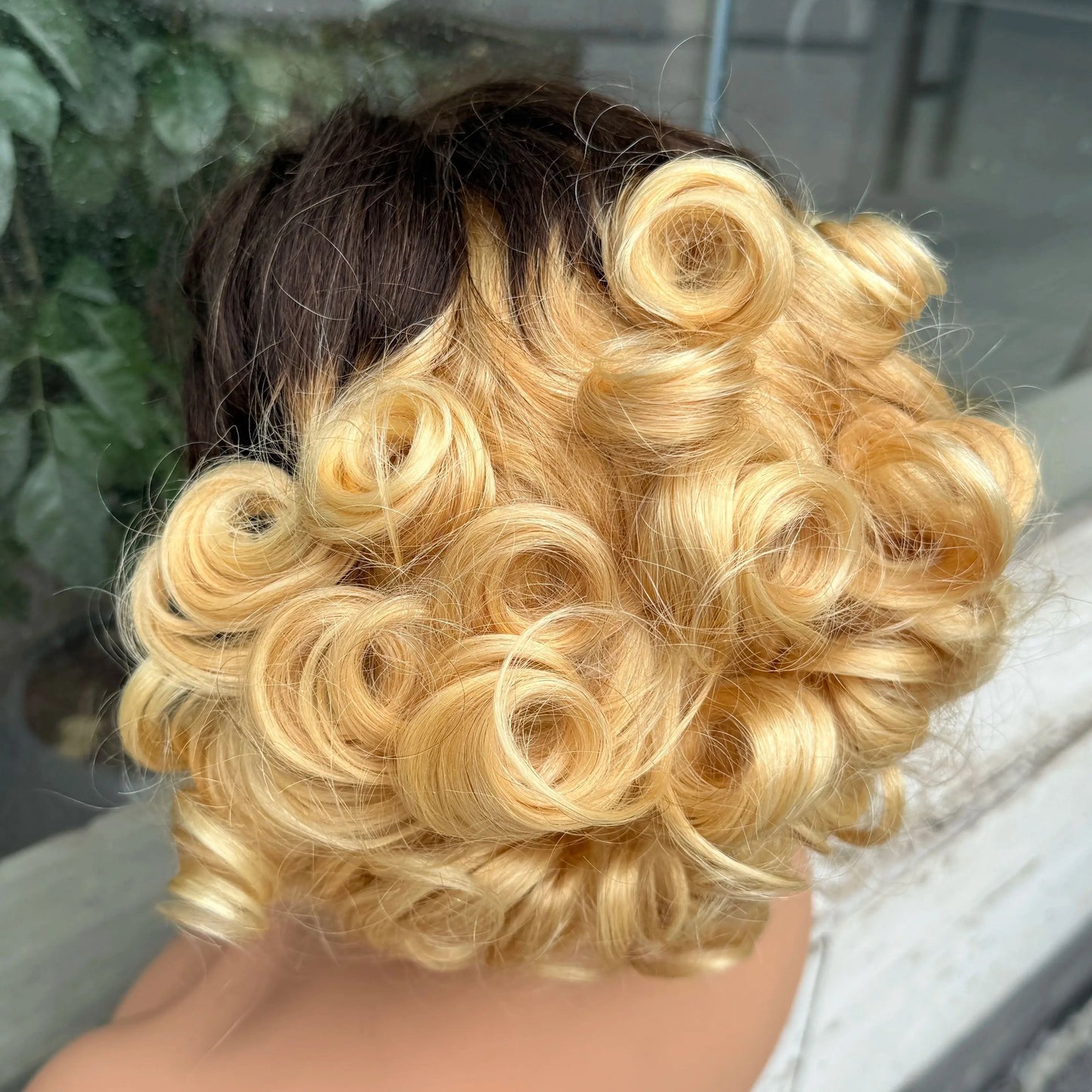 613# Pixie Cut Wigs Human Hair Loose Wave Curly Wig 13x4 Lace Front Human Hair Wig 260% Density 8Inch for Black Women