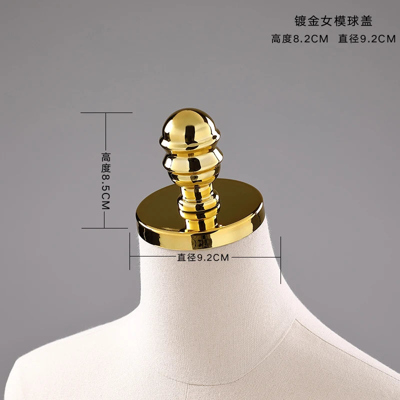 Female Male & Kids Electroplated Head Cover Mannequin Caps Accessories For Mannequins Props