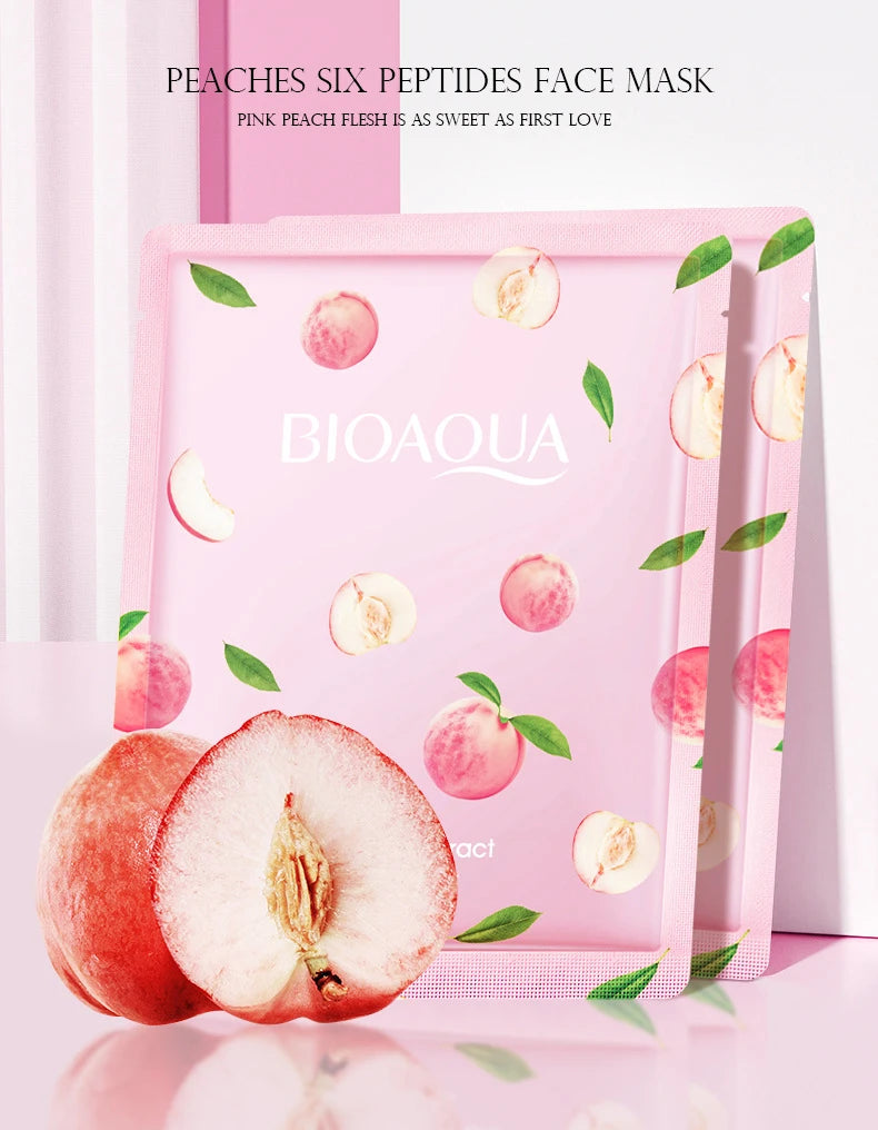 30pcs BIOAQUA skincare Face Masks Women Face skin care Sheet Mask Moisturizing Anti-wrinkle Hydrating Snail Korean Facial Mask