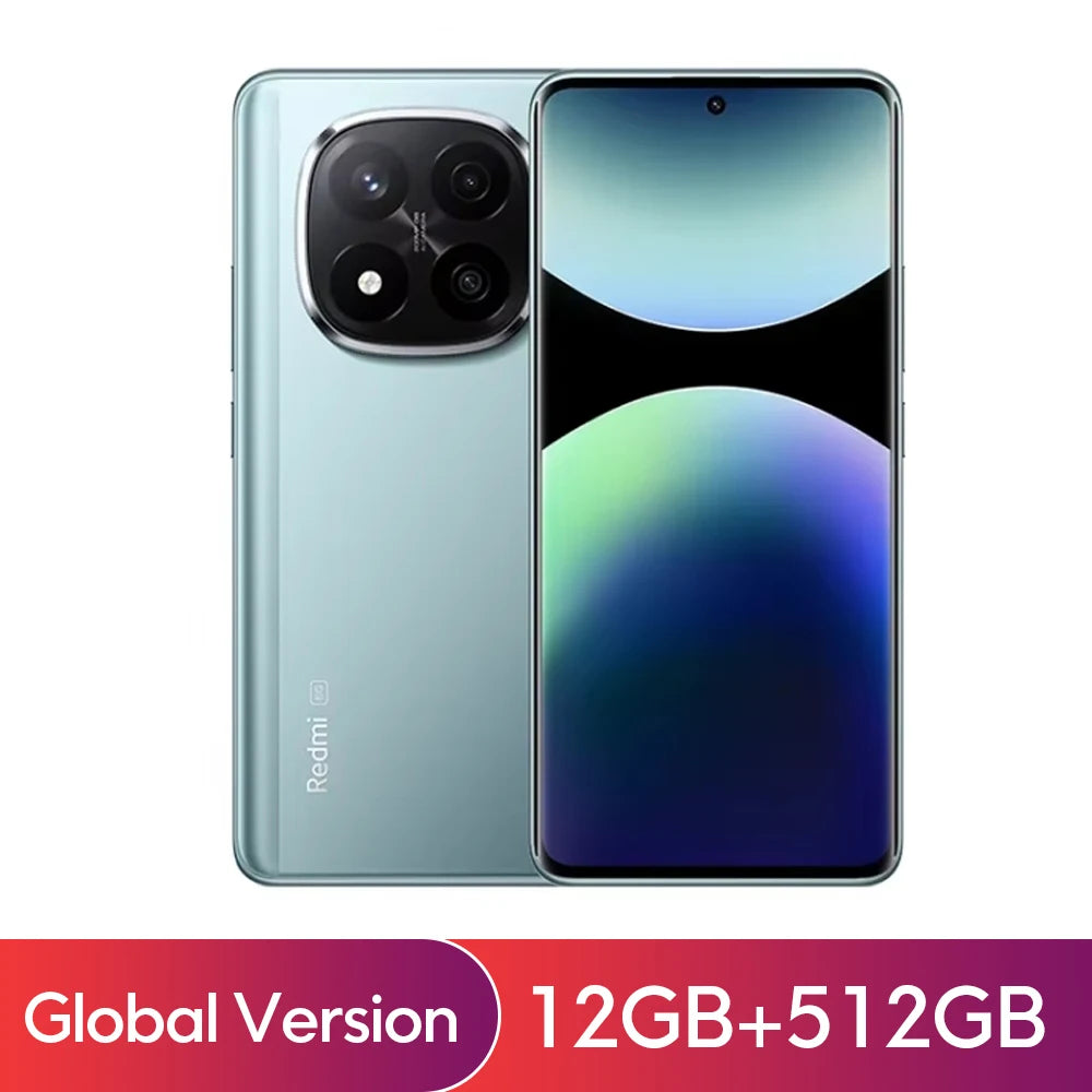 Xiaomi Redmi Note 14 Pro+ 5G Global Version Snapdragon 7s Gen 3 AMOLED 200MP Camera 6.7" 120Hz