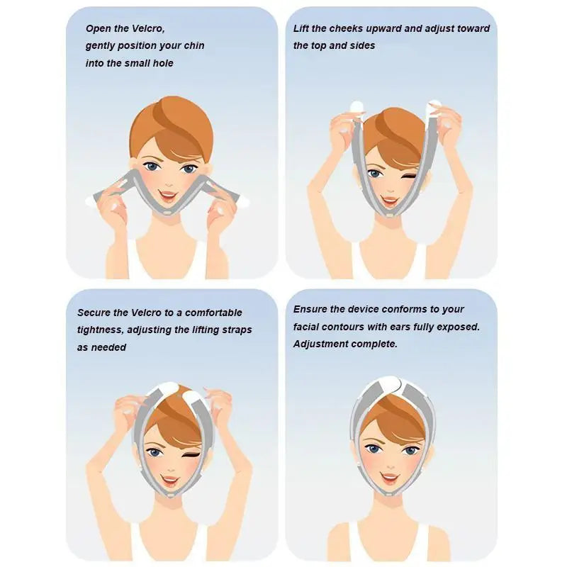 Double Chin Face Mask Facial Thin Face Mask Slimming Bandage Skin Care Belt Shape Lift Reduce Face Thinning Slimmer For Men