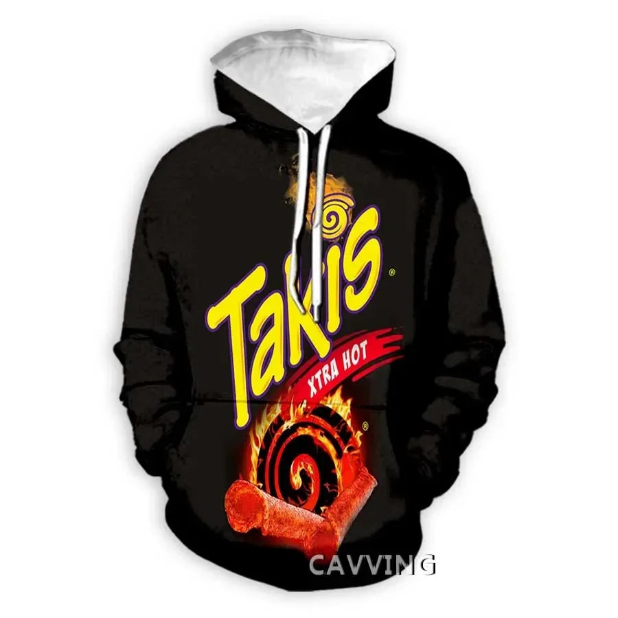 Takis 3D Printed Fashion Hoodies Hooded Sweatshirts Harajuku Hoodie Sweatshirts Tops Clothing for Women/men L2