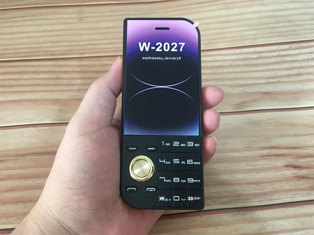 2025 New Push Button Mobile Phone 2.8' Three SIM 3SIM Bluetooth Flashlight MP3 Wireless FM Camera Vibration BigHorn CellPhone