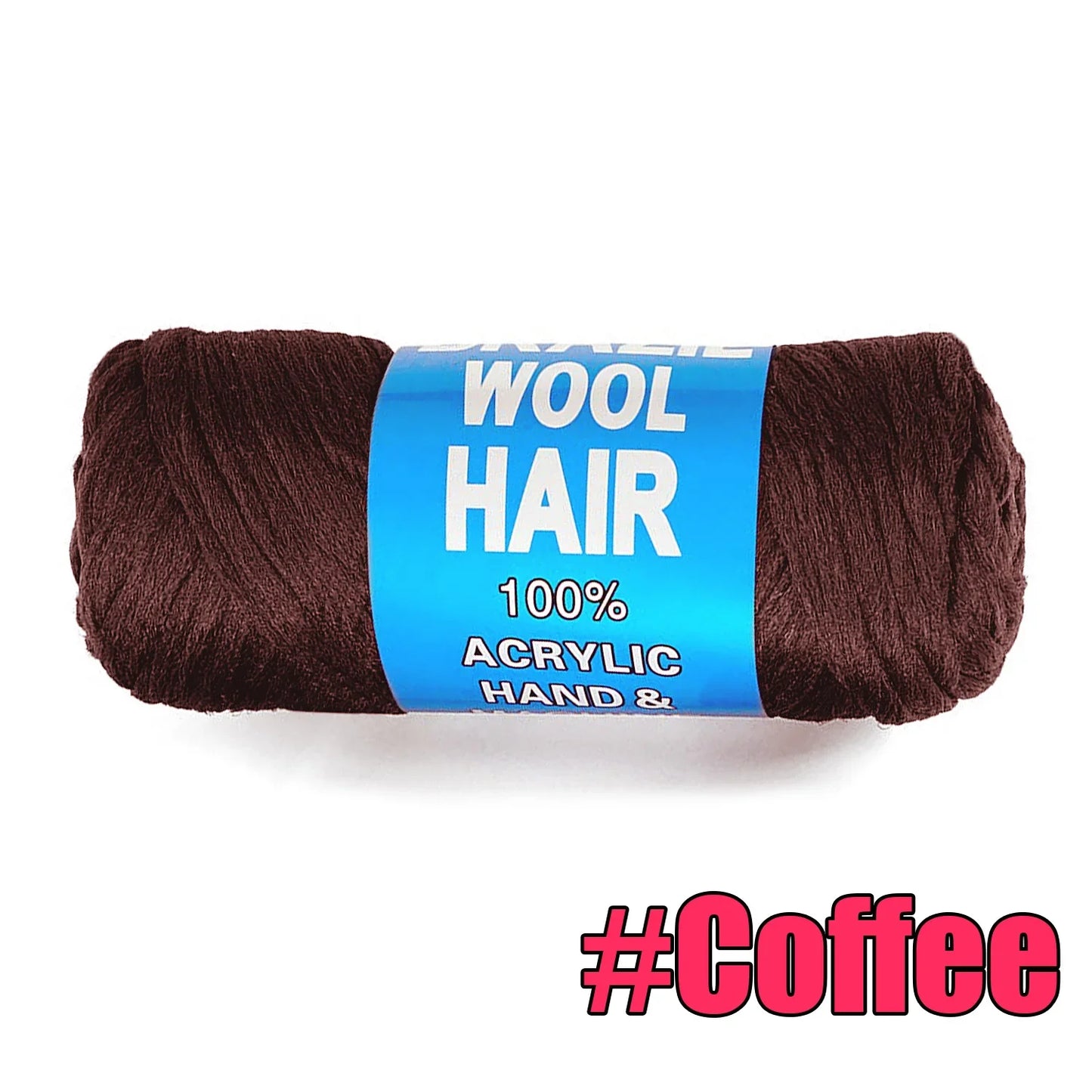 70g/ball Brazilian Wool Hair Yarn for Braiding Synthetic Artificial Senegalese Twisting Wig Hair Attachment Knitting Salon