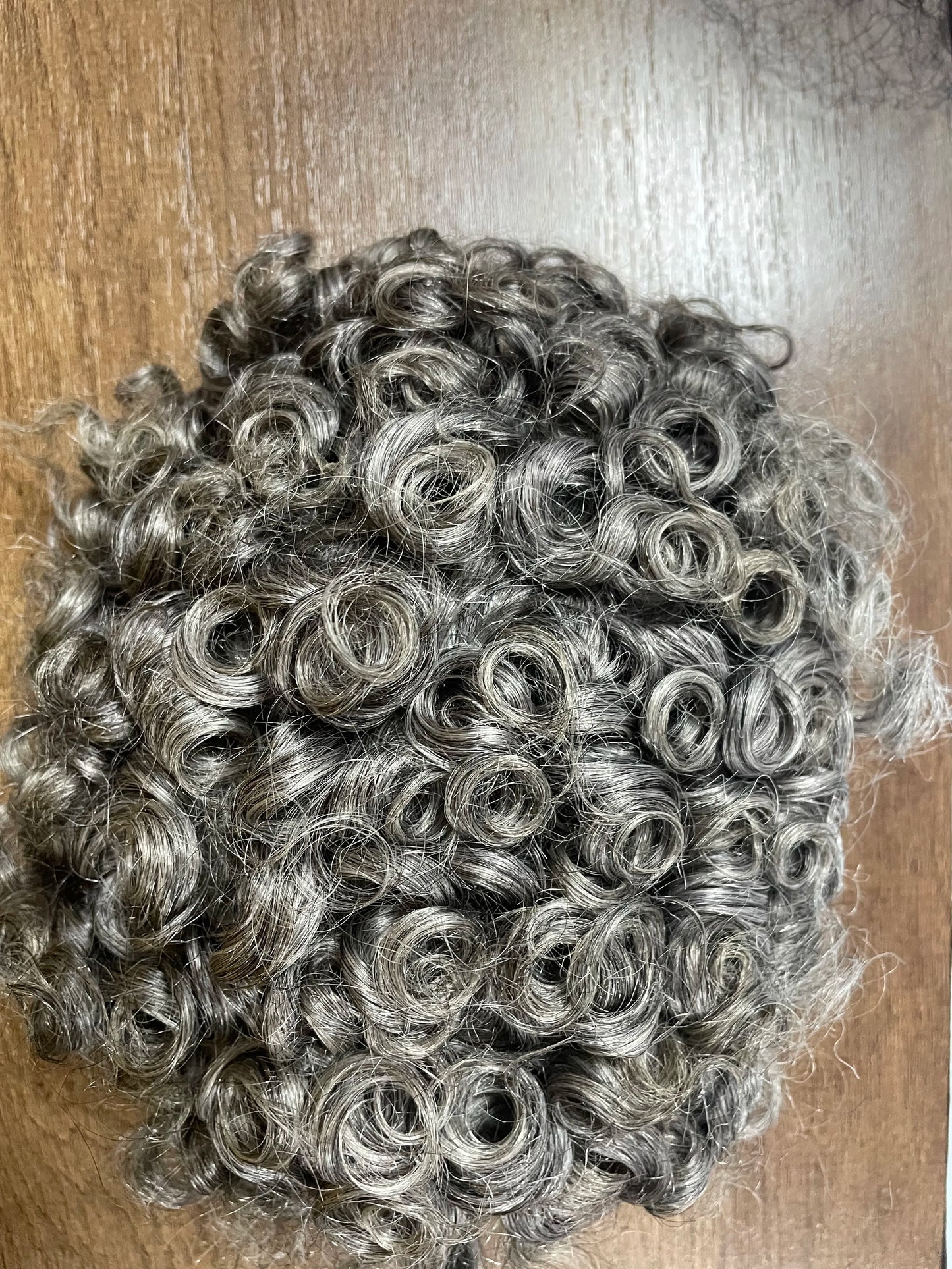 Q6 Swiss Lace Front&Pu Natural Hairline 1B40 1B65 Gray Black Men Toupee 24mm Curly Male Wigs Ash Blonde Human Hair Prosthesi