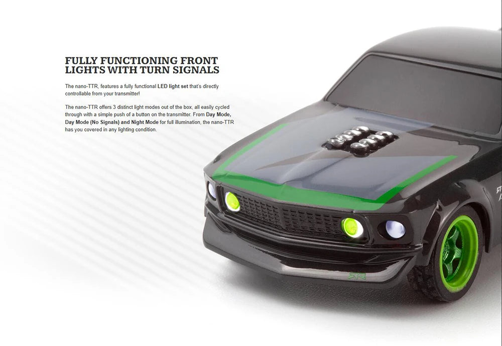 HPI 160980 NANO-TTR 1/64 MINI RC Remote Control On-road Car Desktop Adult Children's Toys