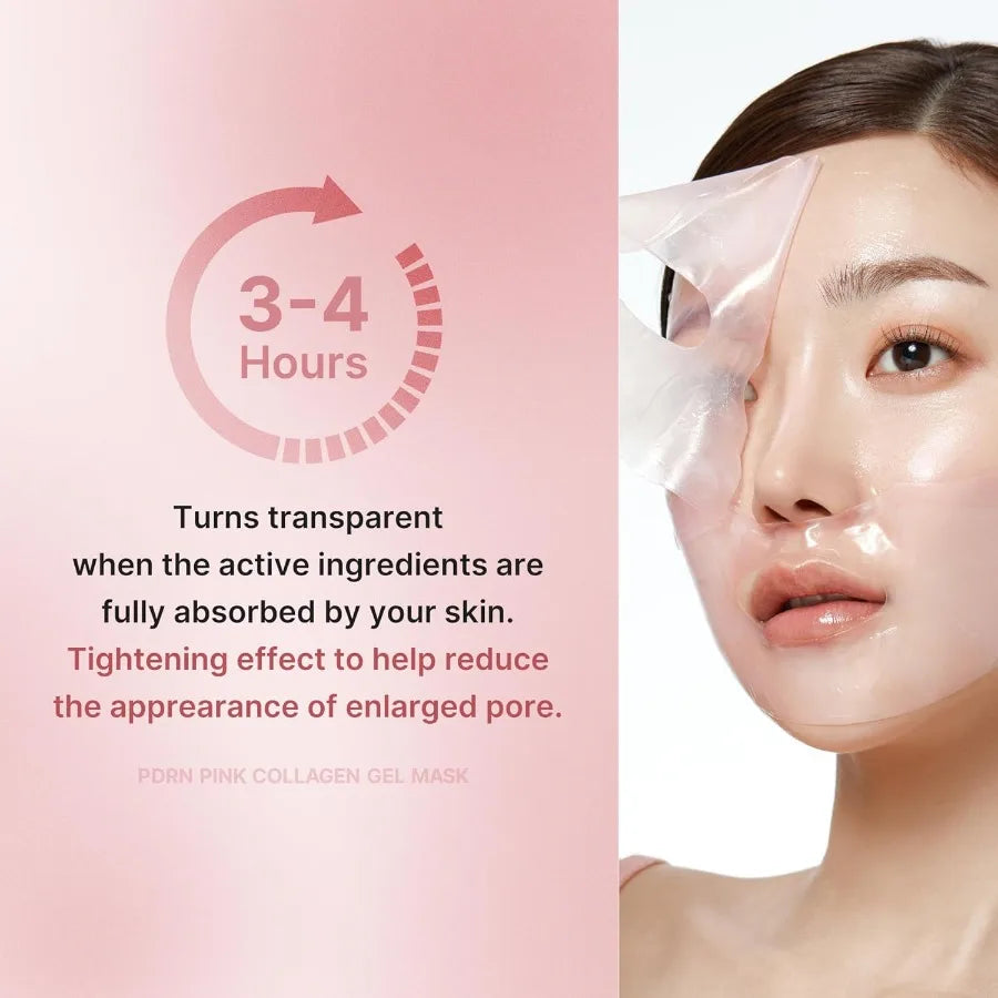 Salmon DNA PDRN pink collagen jelly gel mask overnight face mask for glass glow skin elasticity hydrating firming and moisturiz