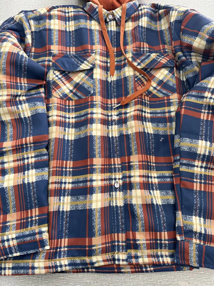 Men's brand winter jacket, casual long-sleeved loose-fitting hooded jacket, high-quality design, warm coat with fashionable hood