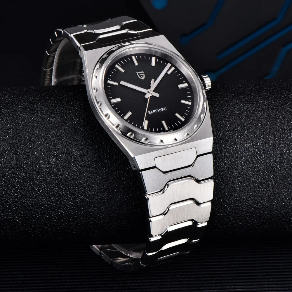 PAGANI DESIGN 2025 New Thin 7mm Fashion Men Quartz Watch V2 Stainless Steel Sapphire 10Bar Waterproof C3 reloj hombre