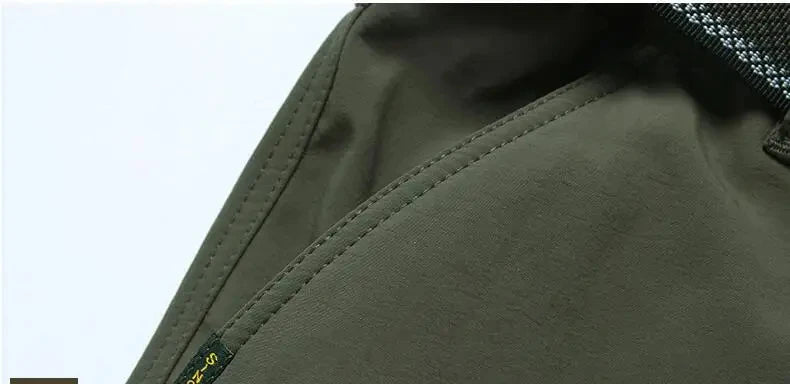 Men's Winter Fleece Tactical Pants Warm Cargo Pant Hunting SoftShell Work Trousers Shark Skin Thick Warm Waterproof Pants M-4XL