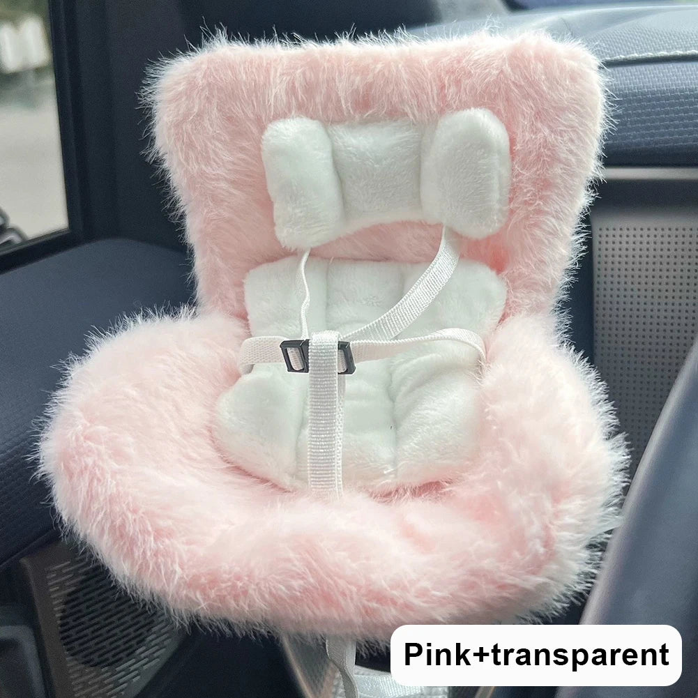Car Doll Safety Seat for OB11 Labubu Cartoon Chair Model for Labubu Car Seat Outlet Decor for Labubu Doll Car Interior Styling