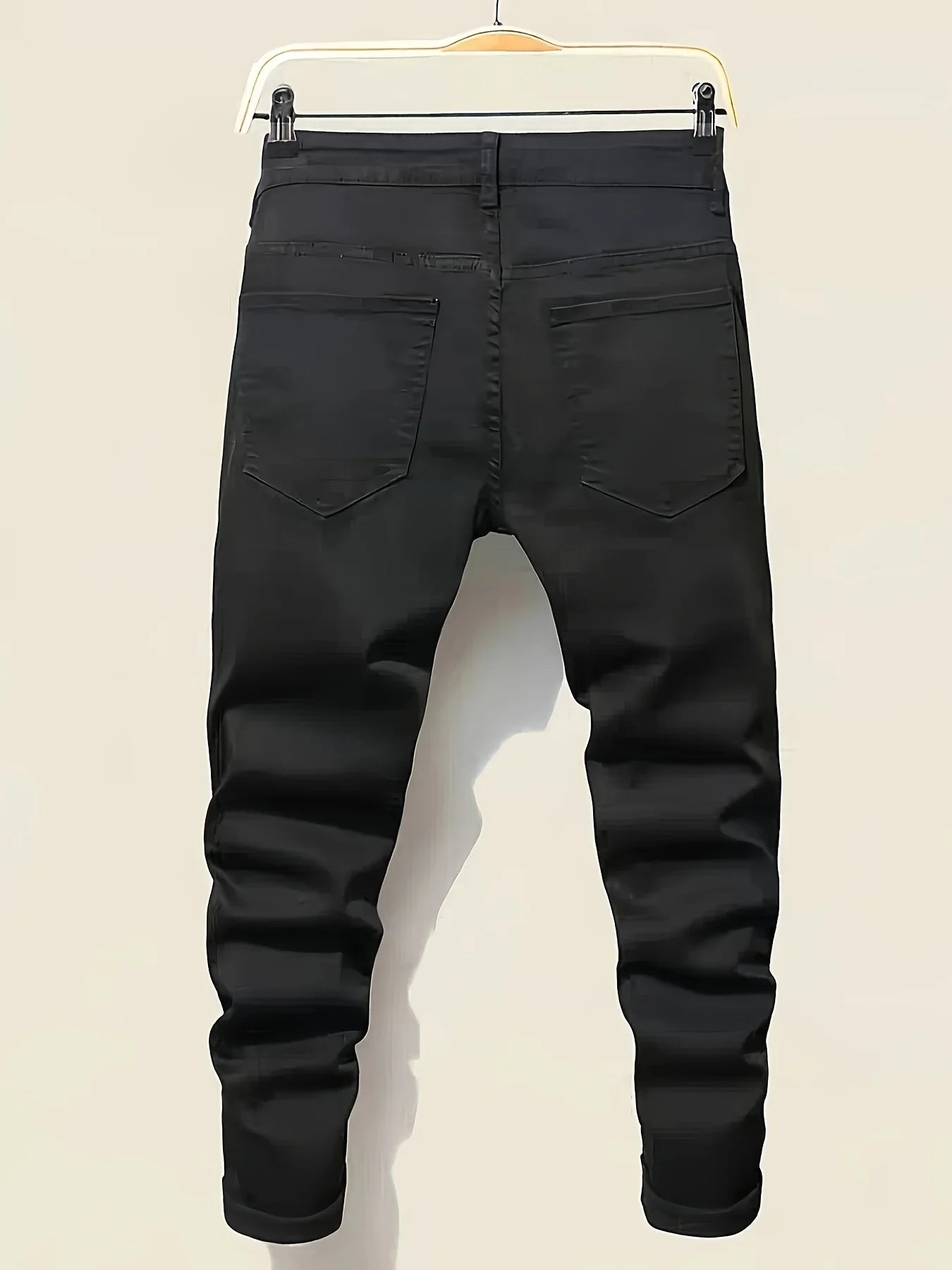Men's Splash-Ink Patchwork Jeans