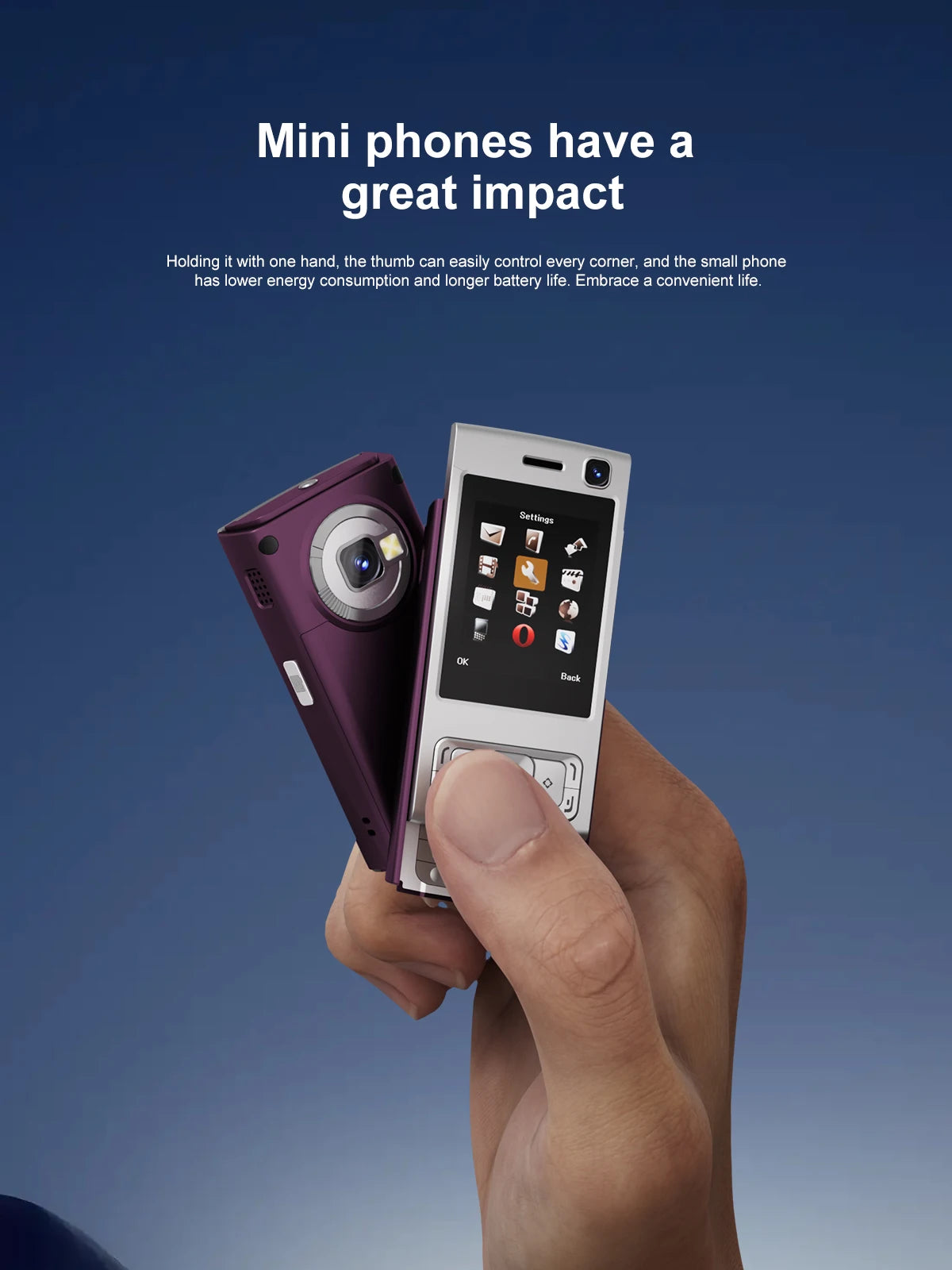 SERVO N95 PRO 2G GSM Slide Screen Mini Mobile Phone Magic Voice Call Recording MP3/MP4 Player Blacklist Small Cellphone FM Radio