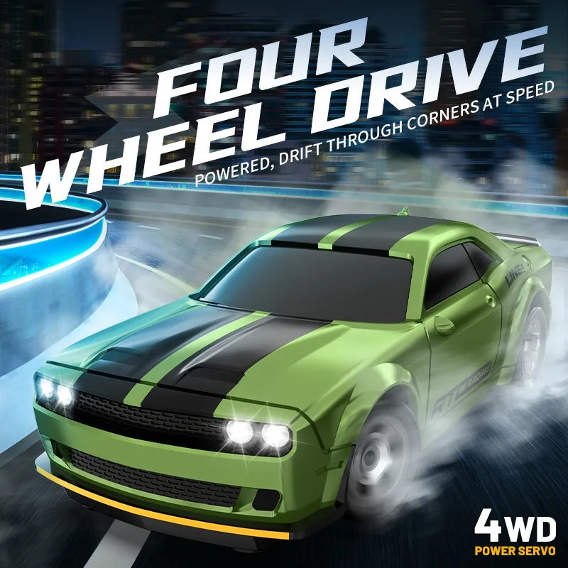 Rc Drift Car Full Scale 1:64 Mini Remote Control Car High-Speed Racing Car Model