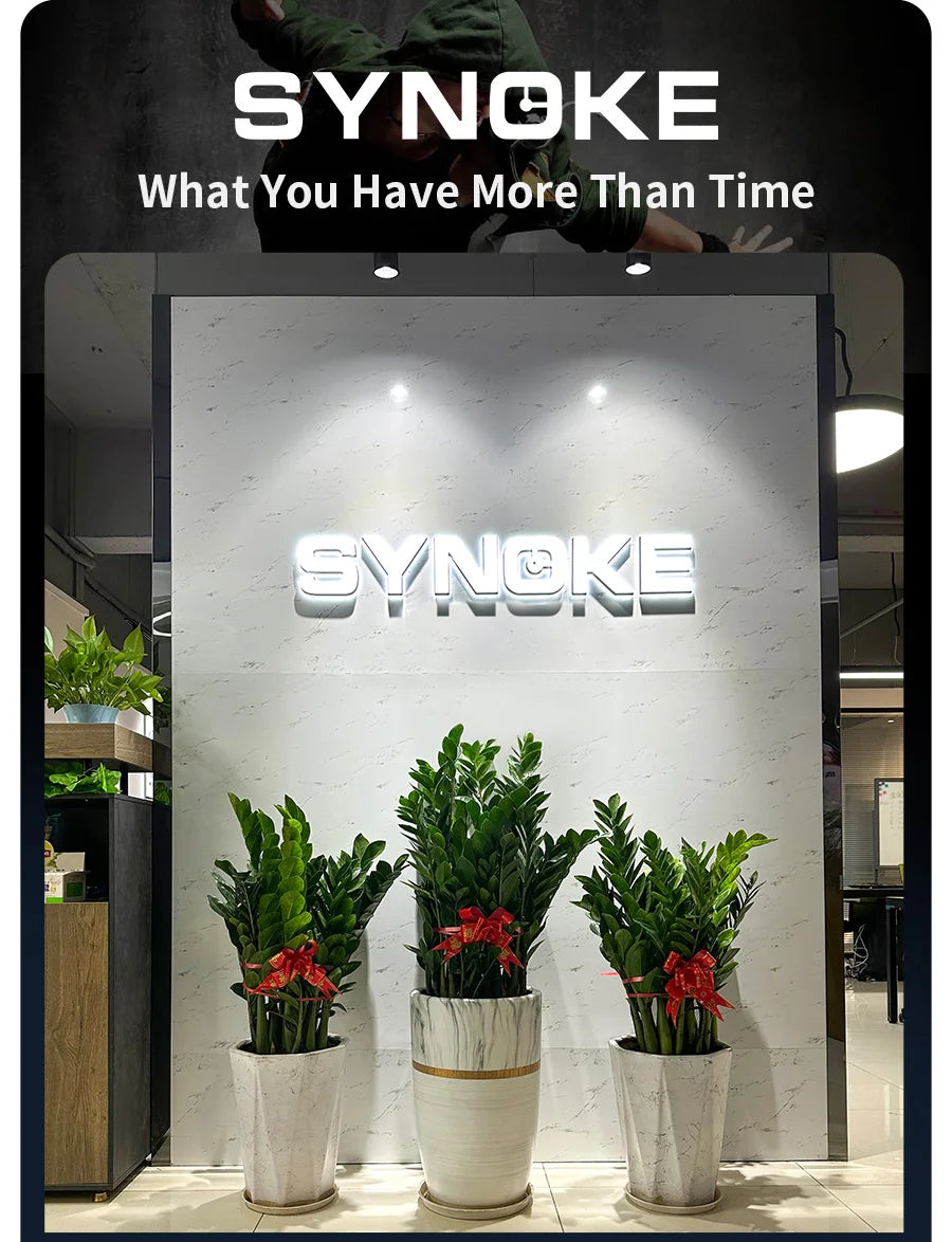 Upgrade Movement Digital Watches For Men Waterproof 50M SYNOKE 9813 Sports Watch Men Big screen Easy to Read reloj hombre