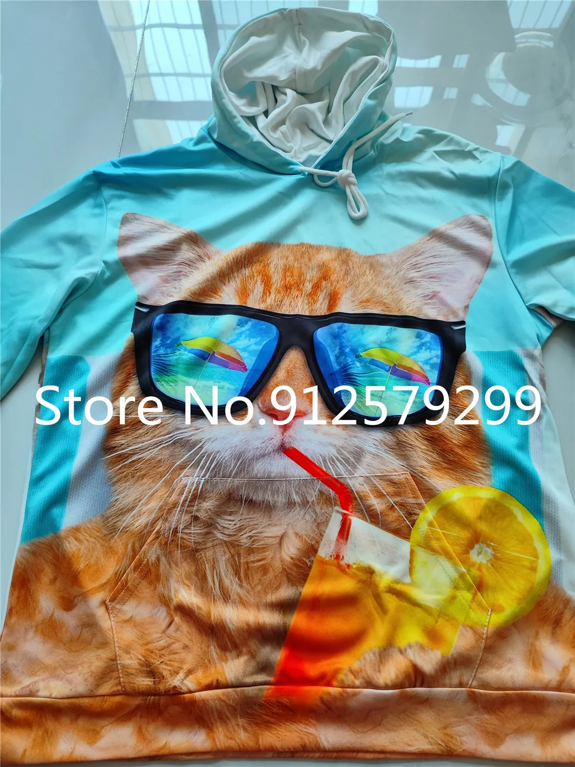 Men's Novelty Food Hoodie 3D Print Pullover Unisex Casual Sweatshirt