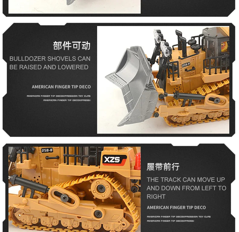 RC Car Children Toys Remote Control Car Toys For Boys Radio Control Excavator Dump Truck Bulldozer Electric car Kids Toys Gift