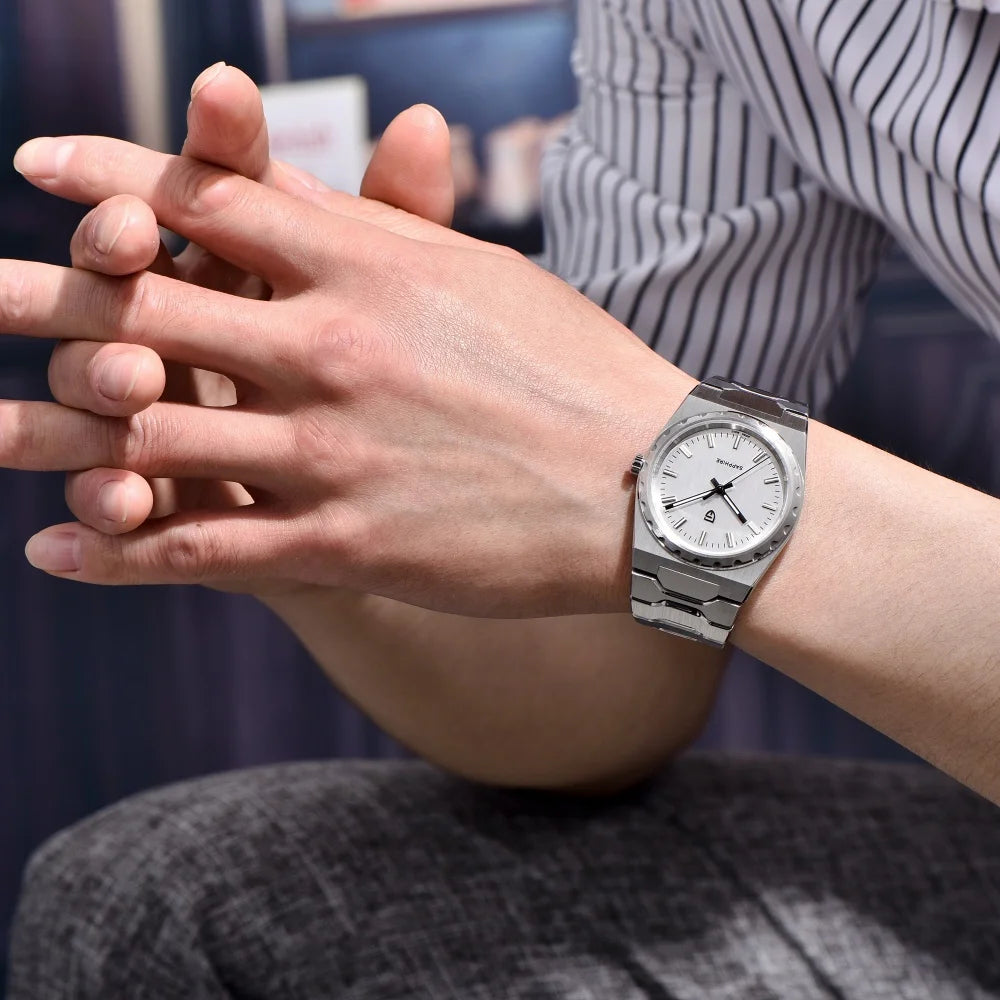 PAGANI DESIGN 2025 New Thin 7mm Fashion Men Quartz Watch V2 Stainless Steel Sapphire 10Bar Waterproof C3 reloj hombre