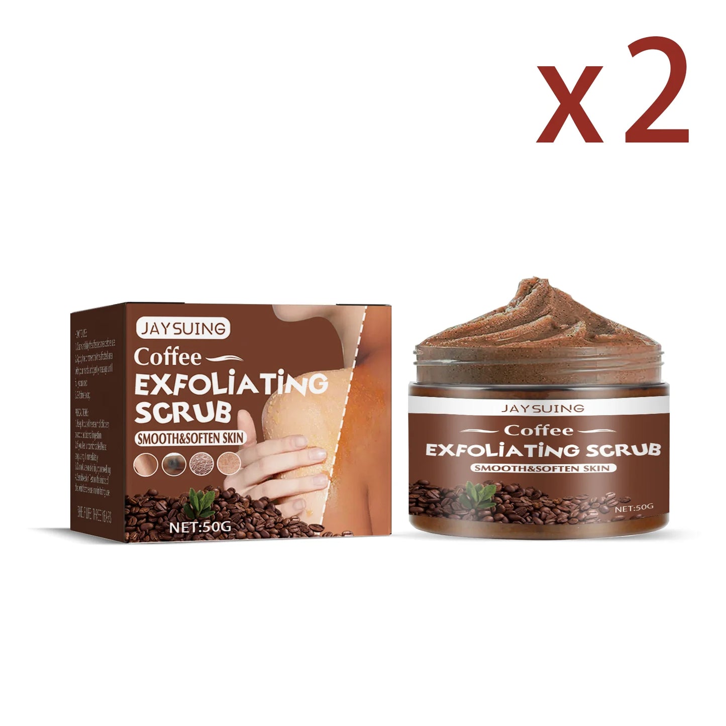 Coffee Scrub Body Exfoliating Black Pigment Cleansing Elbow Underarm Knee Reduces Rough Dull Dead Skin Scrub Cleansing Cream
