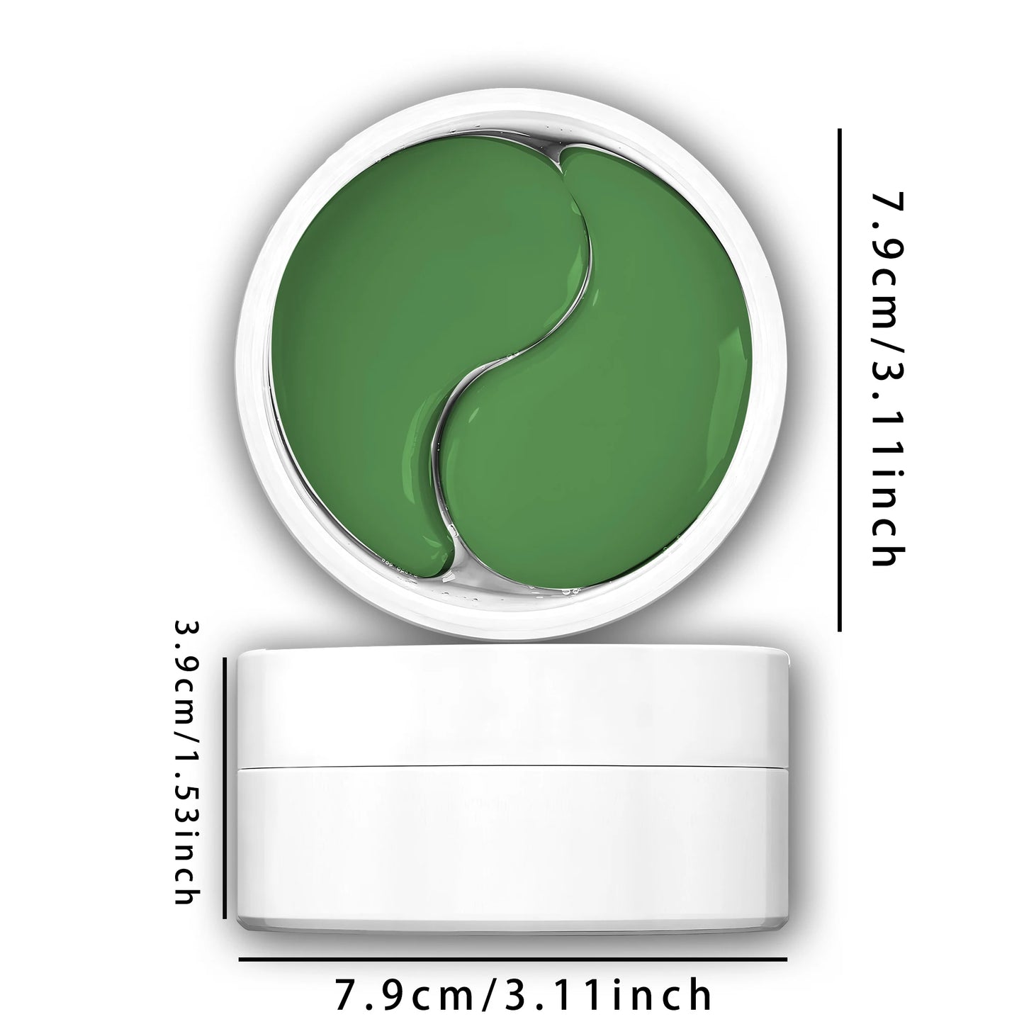 Seaweed Eye Mask; Rich in Seaweed, Collagen and Hyaluronic Acid, Smoothes Fine Lines, Fades Dark Circles, Tightens and Nourishes the Skin, Makes the Skin Smoothes and Softens the Eyes