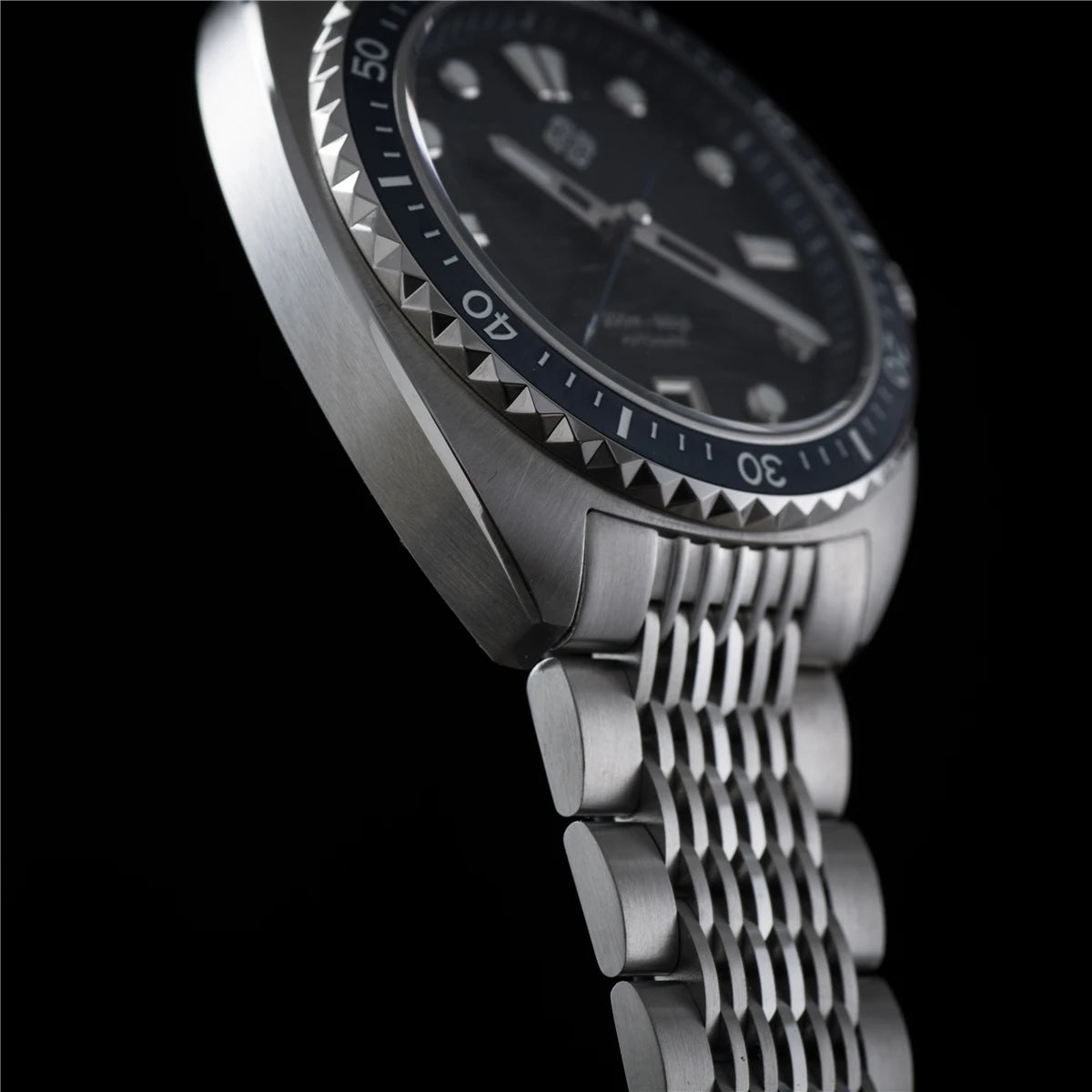 2025 New IXDAO IPOSE Automatic Mechanical Men Watch JD-X07S Dragon Scale Pattern Watch Stainless Steel BWG-9 Diving reloj hombre